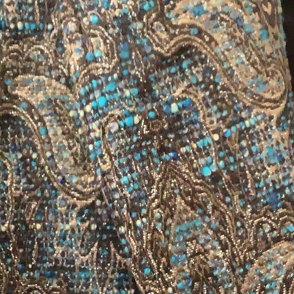 Multicoloured shimmery blazer, NWOT - Picture 3 of 8